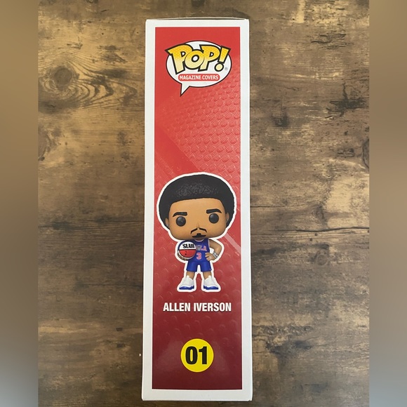 Funko Pop! NBA COVER SLAM! ALLEN IVERSON #1! NEW - Picture 6 of 6